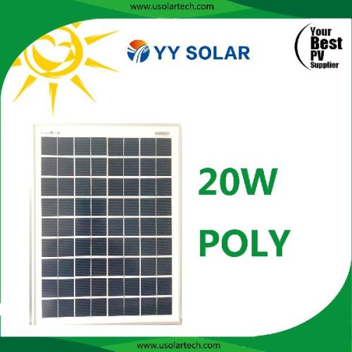 20w Poly Solar Panel For LED Light