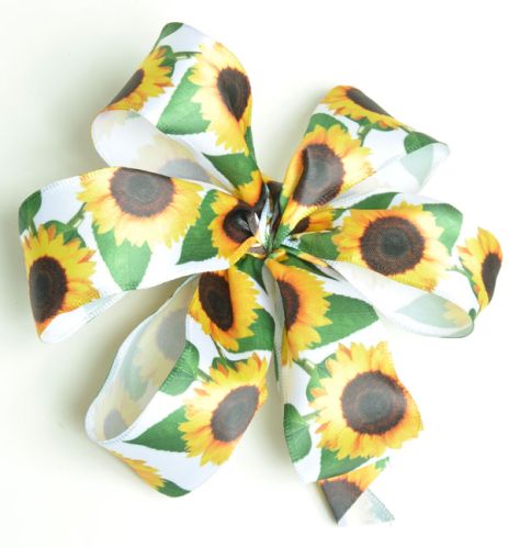 Wide Single Face Satin Ribbon, Packaging Type : WHITE/YELLOW