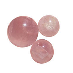 Loose Rose Quartz Gemstone, For Jewellery, Shape : Round