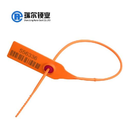 PP&PE;stainless Steel Pin Plastic Seal With Barcode Custom Size