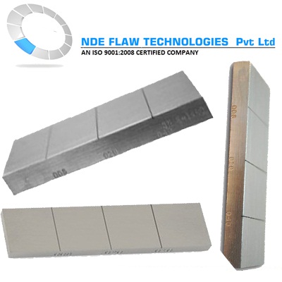 3 Notch Eddy Current Standard Block NDT Calibration Blocks