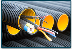 HDPE Single Wall Corrugated Pipes