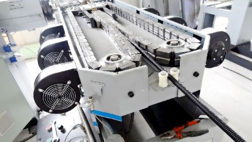 PP PE PVC Single Wall Corrugated Pipe Extrusion Machine