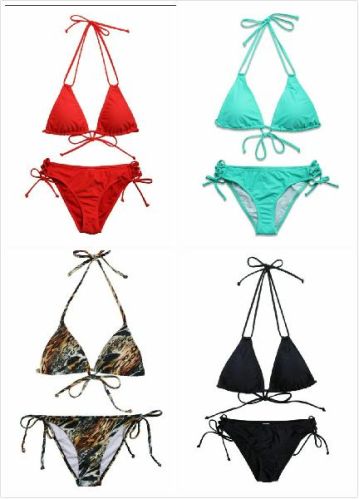 82%nylon/18%spandex Bikini, Brand Name : Lebeisa M-XL