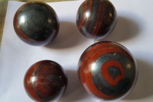 Polished Banded Jasper Stone Spheres, Feature : Durable