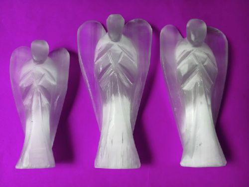 Selenite Stone Angels, Pattern : Printed