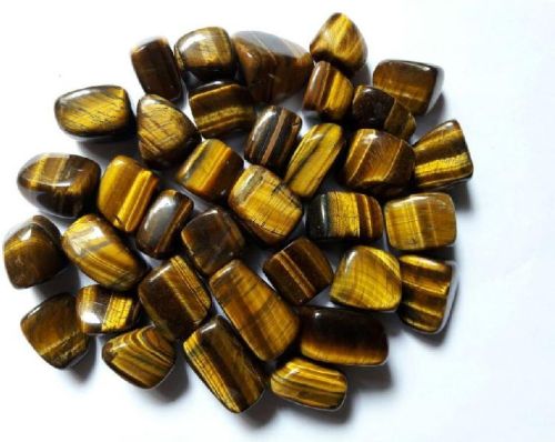 Polished Tigers Eye Tumbled Stones, Size : 0-5mm, 10-15mm, 15-20mm