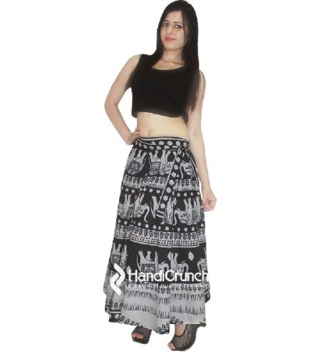 Long Boho Rapron Skirt Rapron, Feature : Bohemian Style