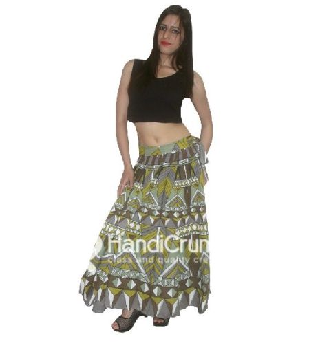 Beautiful Designer Long Cotton Skirt, Supply Type : Bulk