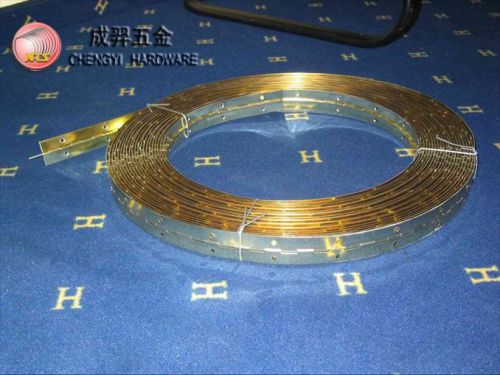 Steel plated golden color Yellow Piano Hinges 3500*32*0.7mm