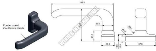 Door handles, Size : Standard