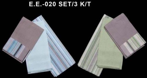 Plain Cotton Kitchen Towel Set, Size : Multisize