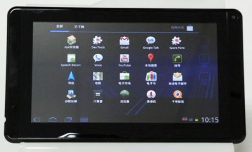 Tablet PC, Resolution : 600x1024 pixels