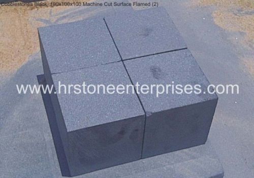 Cubes Black Machine Cut