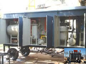 Metal 100-500kg Transformer Oil Filter Machine, Certification : ISO 9001:2008