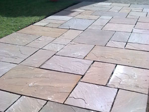 Polished Natural Autumn Brown Paving Stone, Size : 12x12ft, 12x16ft, 18x18ft, 24x24ft