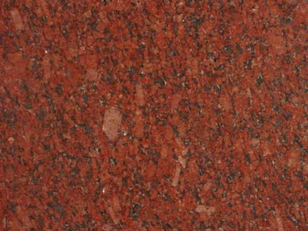 Bush Hammered Imperial Red Granite Slabs, Size : Multisizes