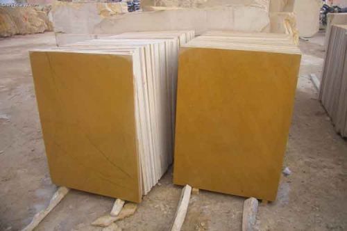 Granite Polished Jaisalmer Yellow Sandstone, For Hotel, Kitchen, Office, Restaurant, Pattern : Plain