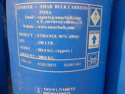 Ethyl Alcohol / Ethanol 96 % & Above