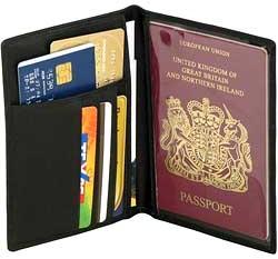 Item Code - LB-B-03 Leather Cheque Book Holder