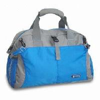 Blue Printed Sports Bag, For Gym Use, Gender : Unisex