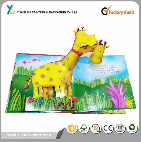 Paper cardboard Children POP Up Book 82mmW x 100mmL x 25mmD