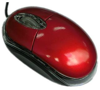 Wired Mouse, Material : Plastic
