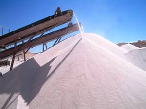 White silica sand, Purity : 99.7 %