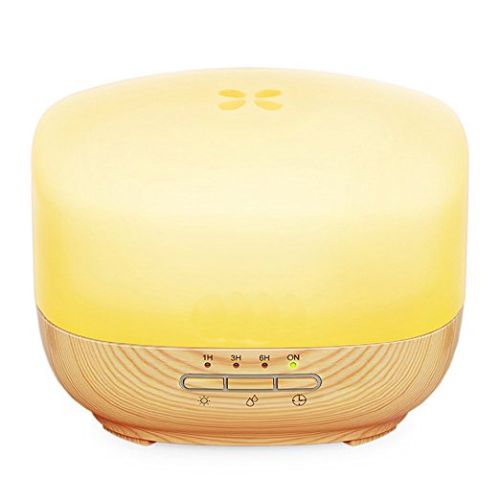 WF502 Wafue 500ml Wood Grain Ultrasonic Essential Oil Diffuser