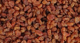 Brown raisins