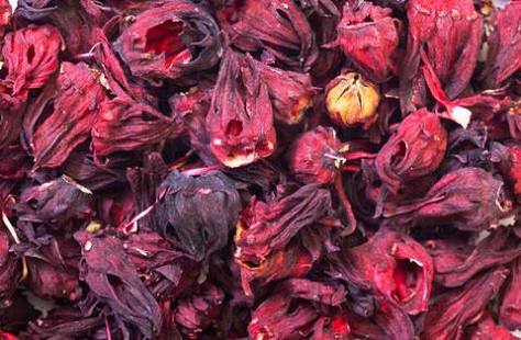 Dried hibiscus flower