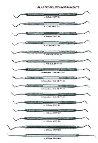 Dental Plastic Filling Instruments