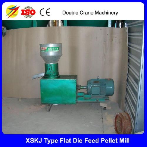 Maize/soybean/rice husk/straw Flat Die Chicken Feed Pellet Machine