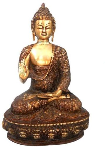 Polished Brass Buddha Statue, For Garden, Home, Office, Shop, Size : 10feet, 2feet, 4feet