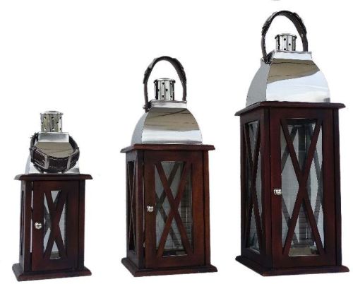 Plain Metal Polished Hanging Lanterns, Size : 40x40x45cm, 45x45x50cm, 50x50x55cm
