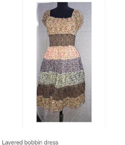 Multi Colored Striped Bobbin Dresses