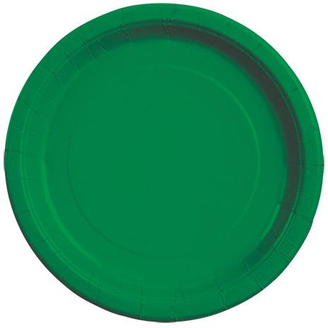 Green Paper Plates