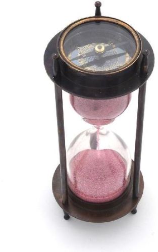 Little India Real Direction Compass N 5 Minute Sand Timer