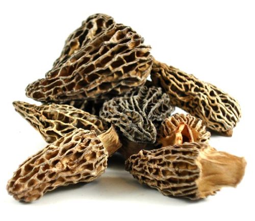 Dried Morel Mushrooms, Color : Brown