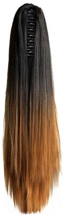 Ponytails Hair Extensions, For Personal, Color : Black Brown.