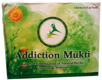 Addiction Mukti Powder, Packaging Type : Packet