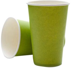 Disposable Paper Cup, For Event Party Supplies, Color : Green