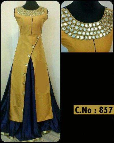 Designer Yellow Indowestern