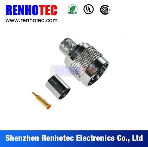 N Type Male Connector, Packaging Type : Silver