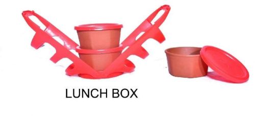 Mittikalaa Clay Plain Terracotta Lunch Box, For Packing Food