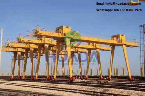 10ton 15ton 20ton 25ton 50ton Small Mobile U Frame Container Gantry Crane