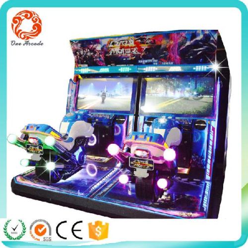 Crazy Motor Bike Game 2 Players Coin Operated Car Racing Game Machine