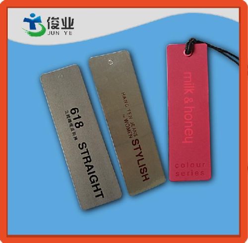 Coated Art Pape Attractive Shoes Hang Tags, Brand Name : Junye