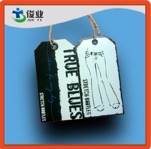 Coated Art Paper TRUE BLUES STRETCH BOOTLEG HANG TAGS