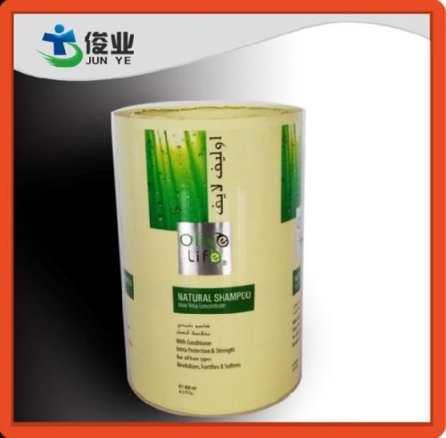 Paper Transparent Foil Stamping Stickers, Brand Name : Junye